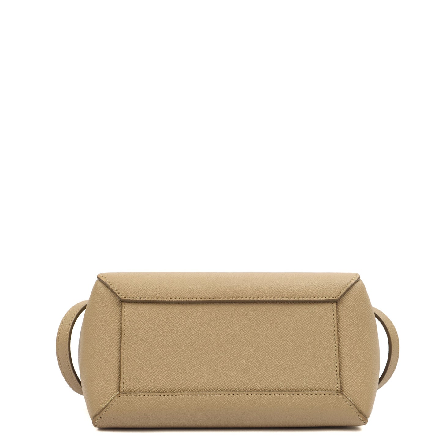 Celine Top Handle Belt Bag Mini in Cream, Box Calfskin — Lifestyle View