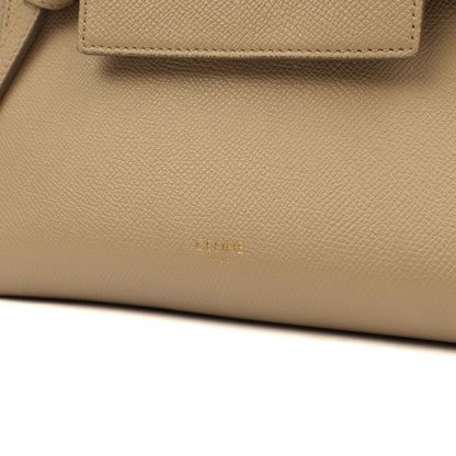 Celine Top Handle Belt Bag Mini in Cream, Box Calfskin — Alternate View 7
