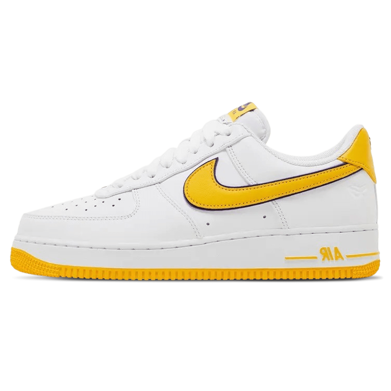 Kobe Bryant x Nike Air Force 1 Low Retro QS 'Lakers Home' — UK 3 | EU 35.5 | US 3.5 — Front View