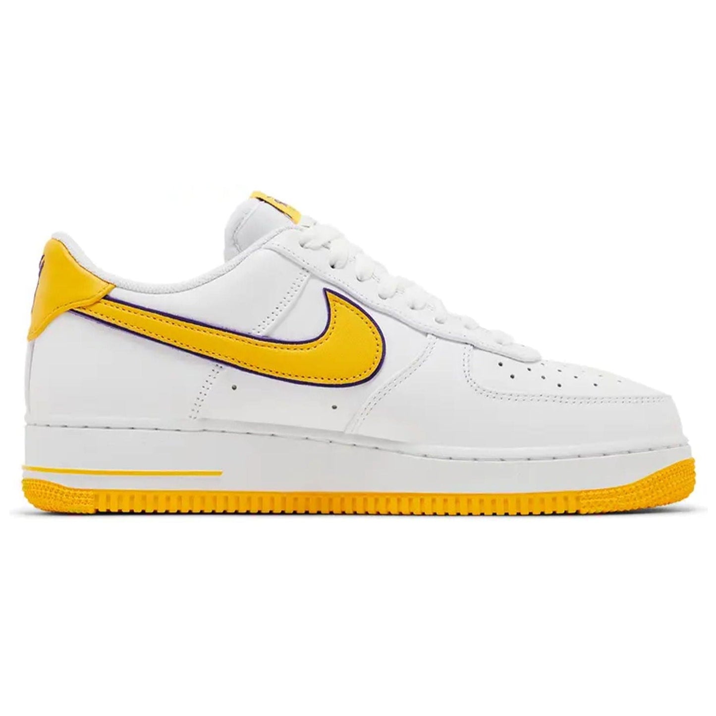 Kobe Bryant x Nike Air Force 1 Low Retro QS 'Lakers Home' — UK 3 | EU 35.5 | US 3.5 — Side View