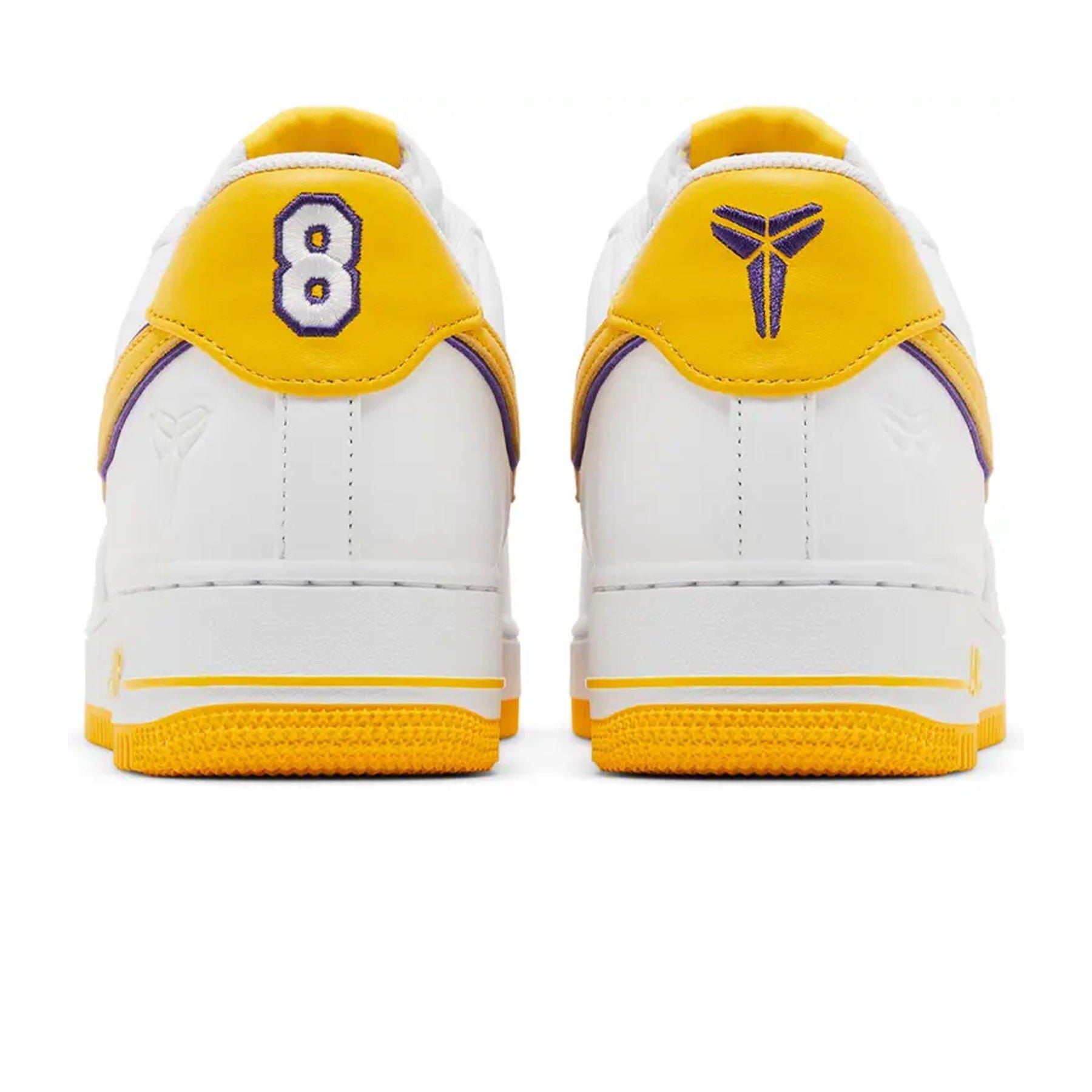 Kobe Bryant x Nike Air Force 1 Low Retro QS 'Lakers Home' — UK 3 | EU 35.5 | US 3.5 — Detail View