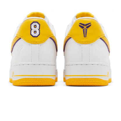 Kobe Bryant x Nike Air Force 1 Low Retro QS 'Lakers Home' — UK 3 | EU 35.5 | US 3.5 — Detail View