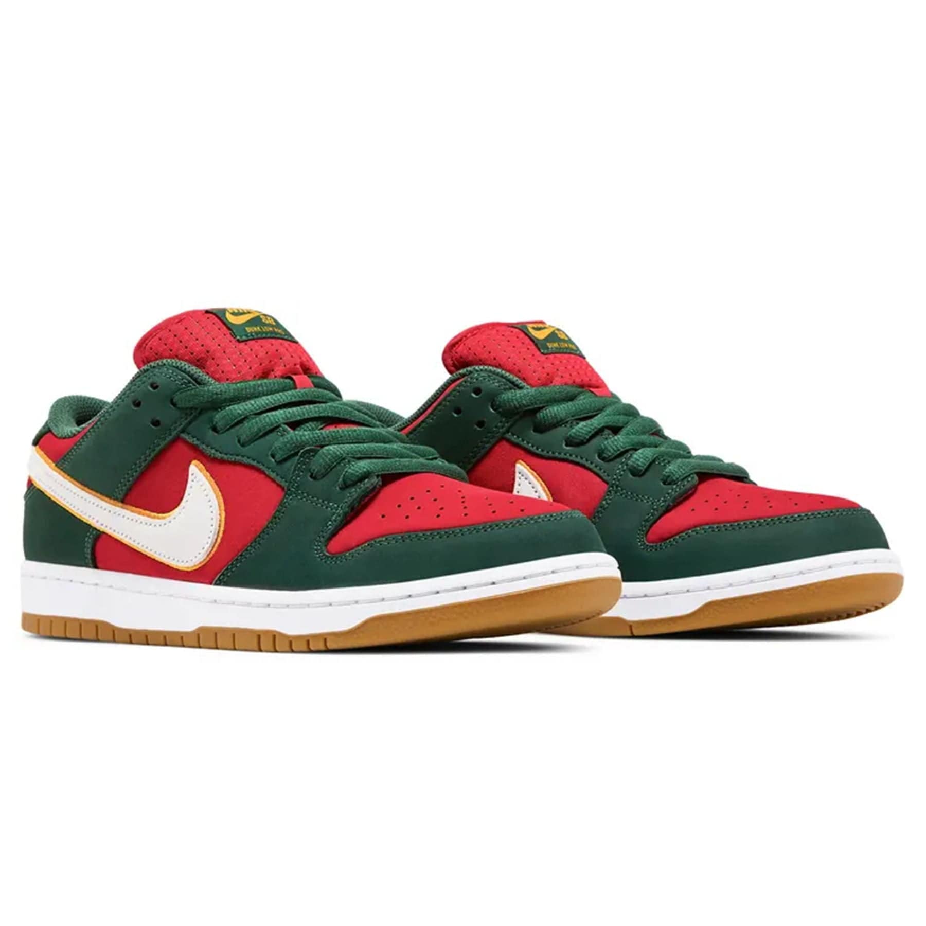 Nike Dunk Low Premium SB 'Seattle Supersonics' — UK 3 | EU 35.5 | US 3.5 — Back View