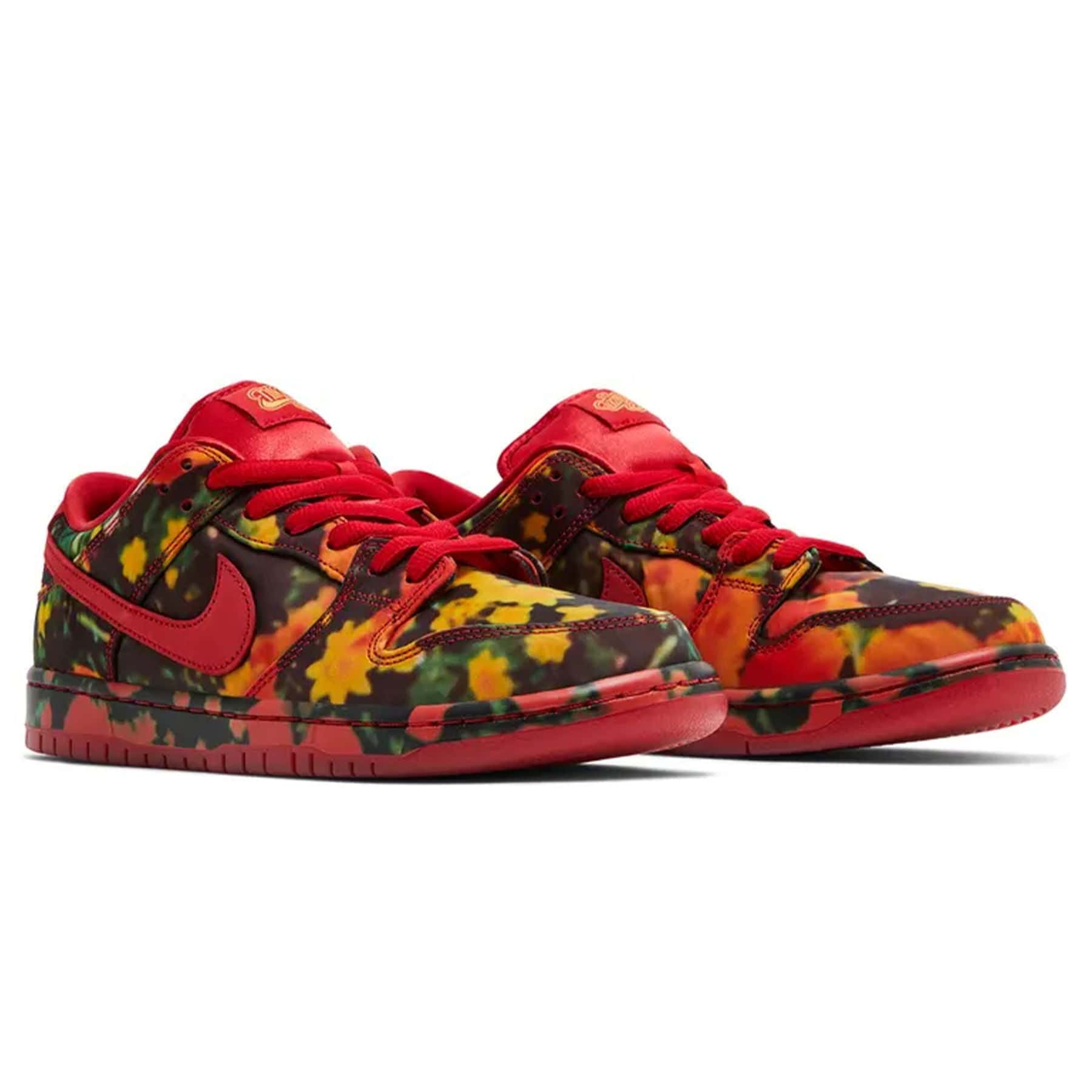 The Wizard of Oz x Nike Dunk SB Low 'Poppy Field' — UK 3 | EU 35.5 | US 3.5 — Back View