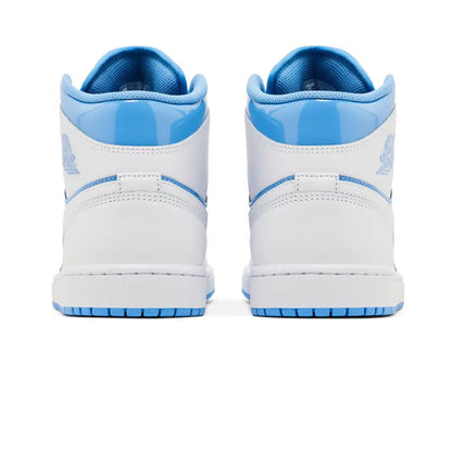 Air Jordan 1 Mid 'Legend Blue' — UK 3 | EU 35.5 | US 3.5 — Top View