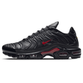 Nike Air Max Plus Premium 'Black University Red' — UK 3 | EU 35.5 | US 3.5 — Front View