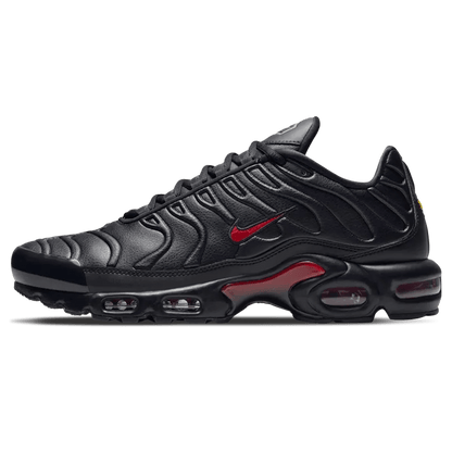 Nike Air Max Plus Premium 'Black University Red' — UK 3 | EU 35.5 | US 3.5 — Front View