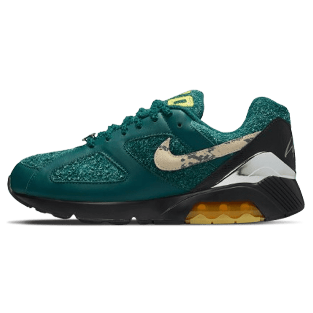 Apron Records x Nike Air Max 180 'Dark Atomic Teal' — UK 3 | EU 35.5 | US 3.5 — Front View