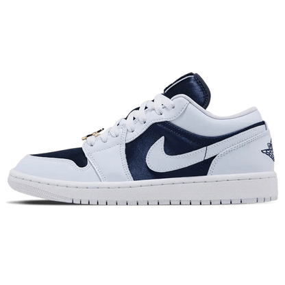 Air Jordan 1 Low SE Wmns 'Midnight Navy Gold Charms' — UK 2.5 | EU 35.5 | US 5 — Front View