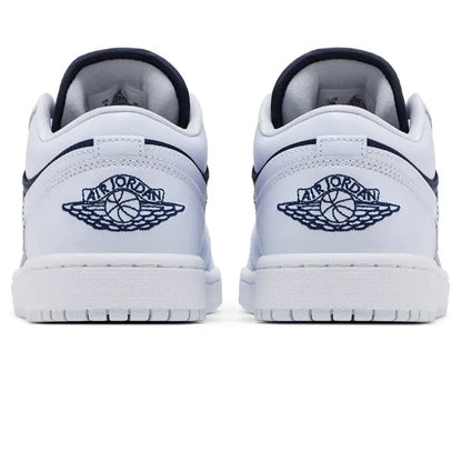 Air Jordan 1 Low SE Wmns 'Midnight Navy Gold Charms' — UK 2.5 | EU 35.5 | US 5 — Top View