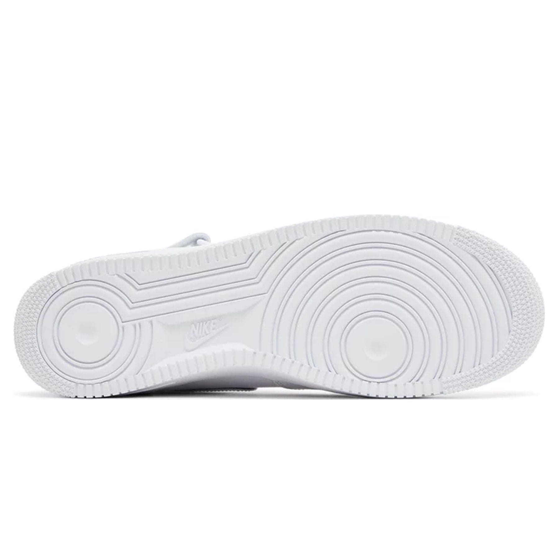 Supreme x Air Force 1 Mid 'Box Logo - Triple White' — UK 3 | EU 35.5 | US 3.5 — Detail View