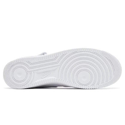 Supreme x Air Force 1 Mid 'Box Logo - Triple White' — UK 3 | EU 35.5 | US 3.5 — Detail View