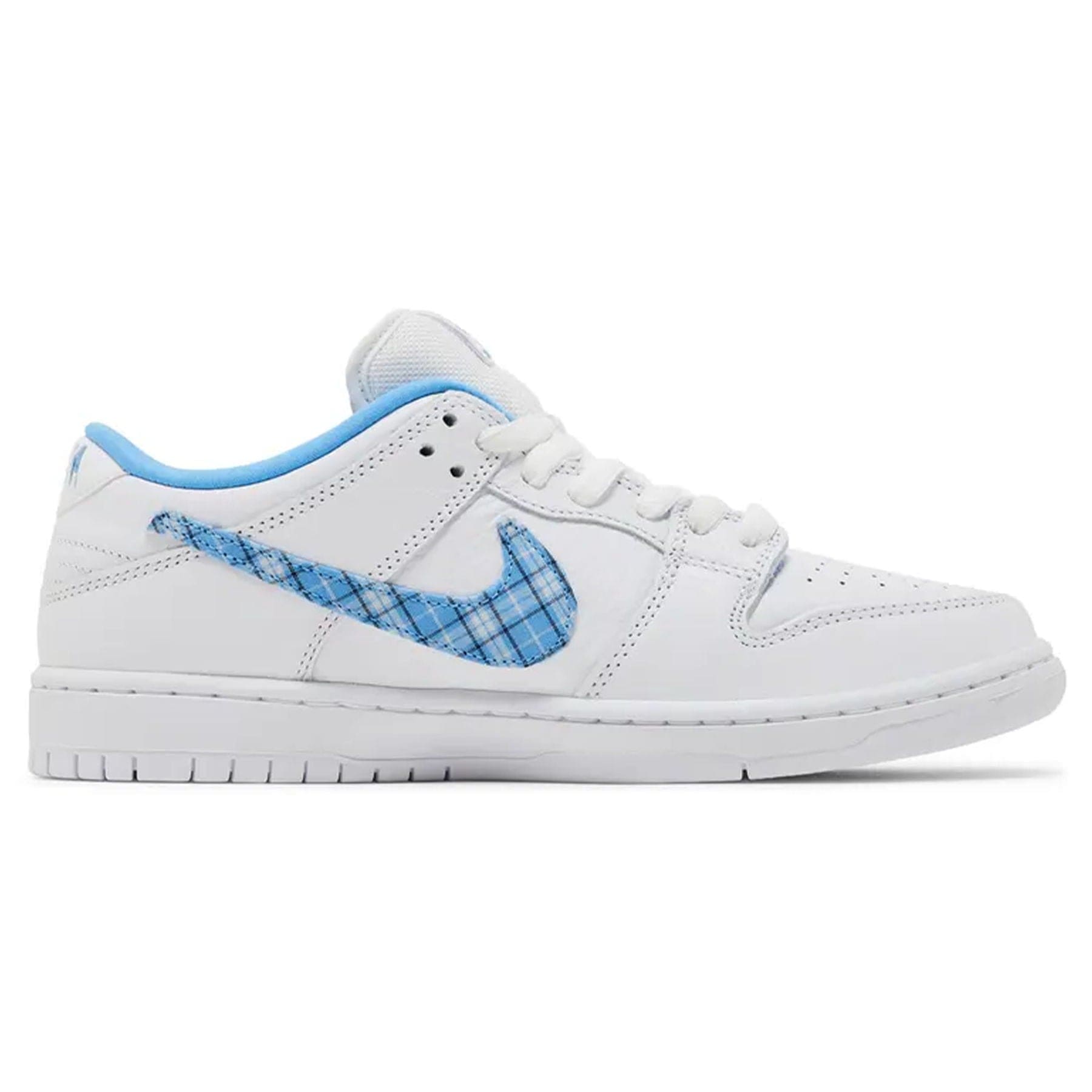 Nicole Hause x Nike Dunk Low Pro SB 'White University Blue' — UK 3 | EU 35.5 | US 3.5 — Side View