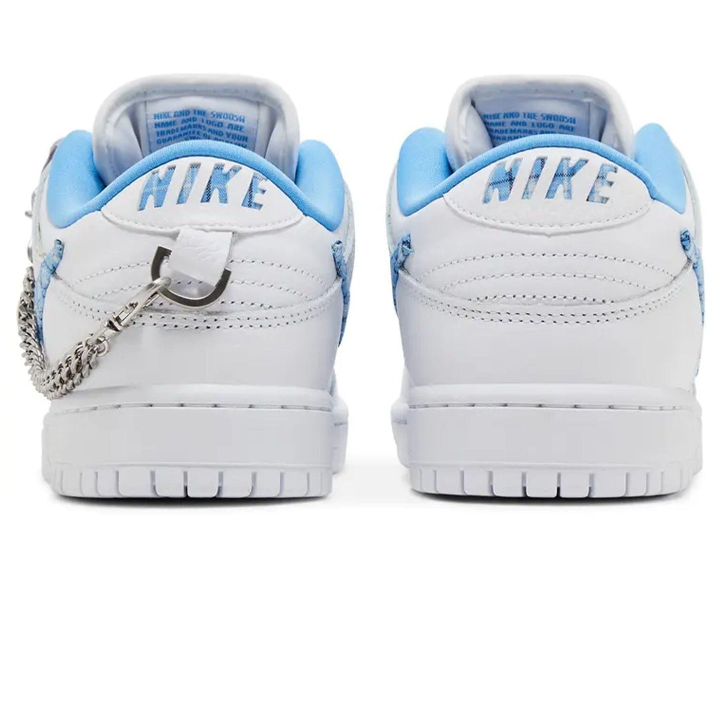 Nicole Hause x Nike Dunk Low Pro SB 'White University Blue' — UK 3 | EU 35.5 | US 3.5 — Detail View