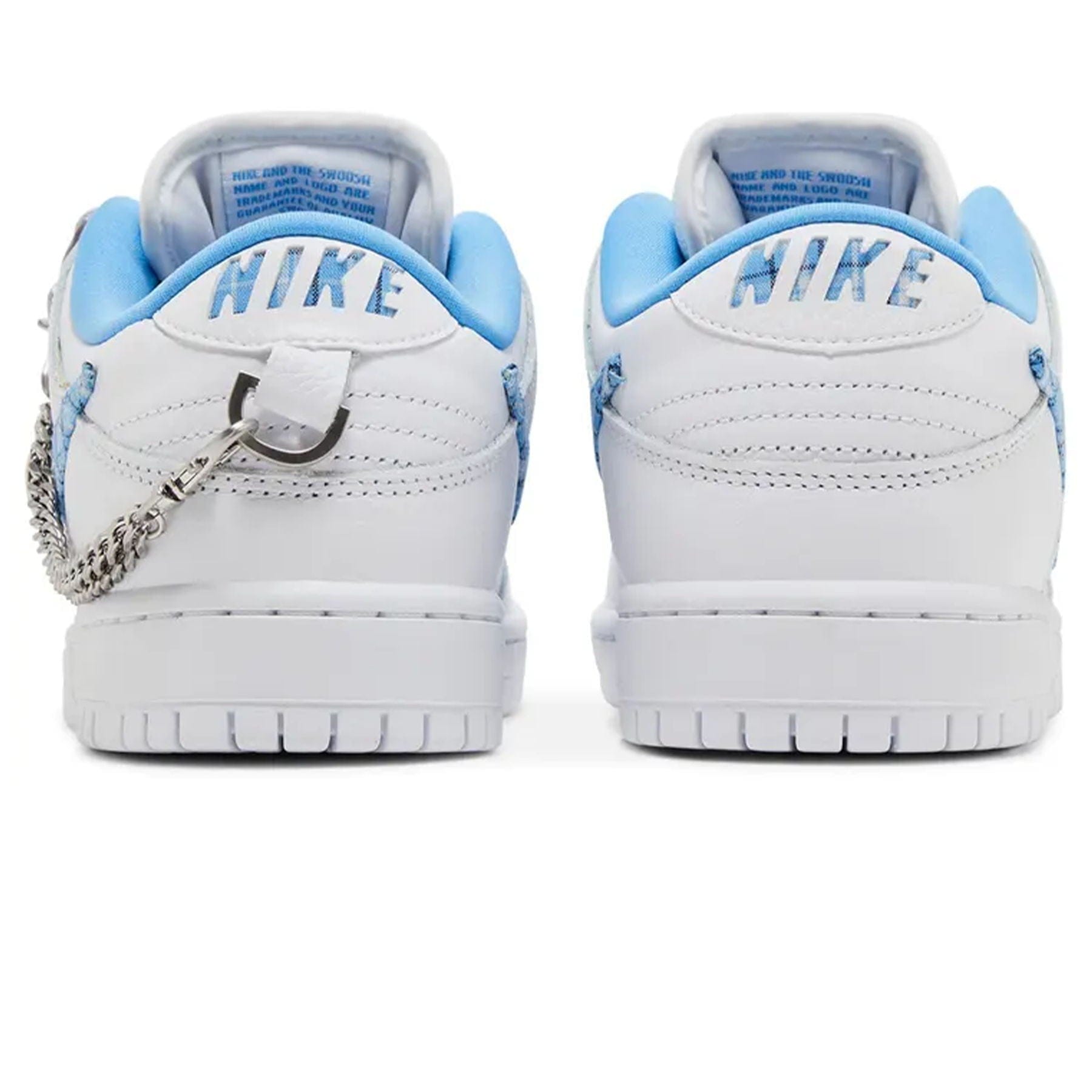 Nicole Hause x Nike Dunk Low Pro SB 'White University Blue' — UK 3 | EU 35.5 | US 3.5 — Detail View