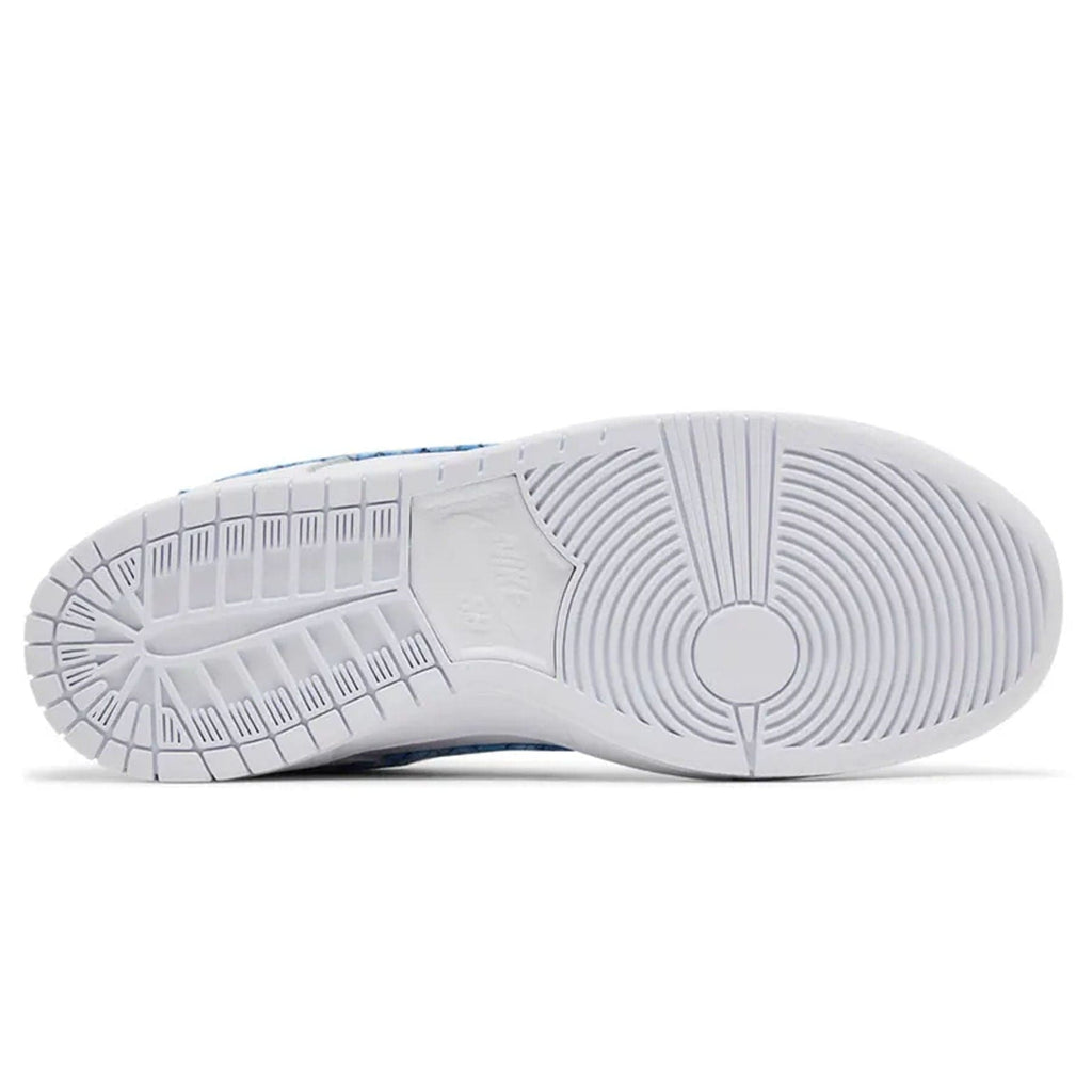 Nicole Hause x Nike Dunk Low Pro SB 'White University Blue' — UK 3 | EU 35.5 | US 3.5 — Top View
