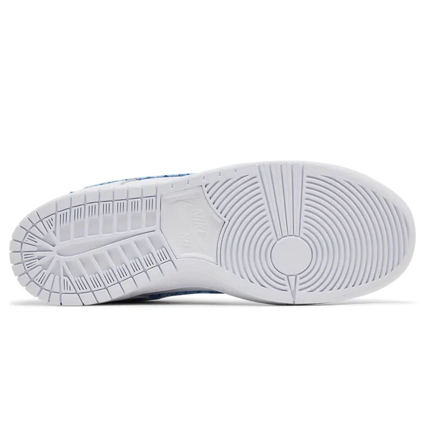 Nicole Hause x Nike Dunk Low Pro SB 'White University Blue' — UK 3 | EU 35.5 | US 3.5 — Top View