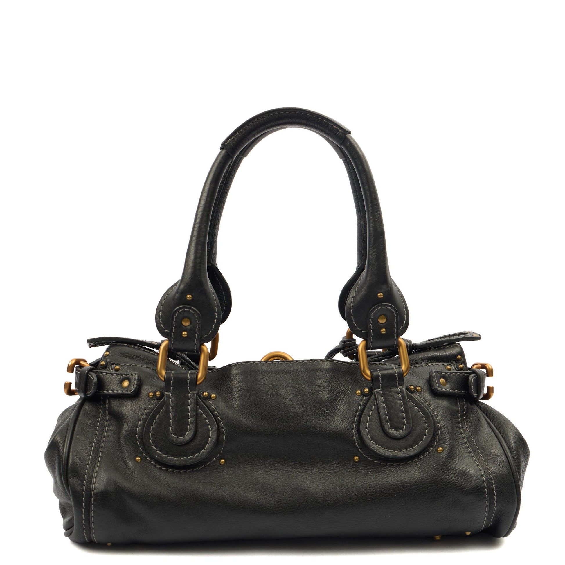 Chloe Shoulder Bag Paddington in Black, Calfskin Leather — Alternate View 10