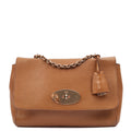 Mulberry Shoulder Bag Lily - Large in Oak, Calfskin Leather — Front View
