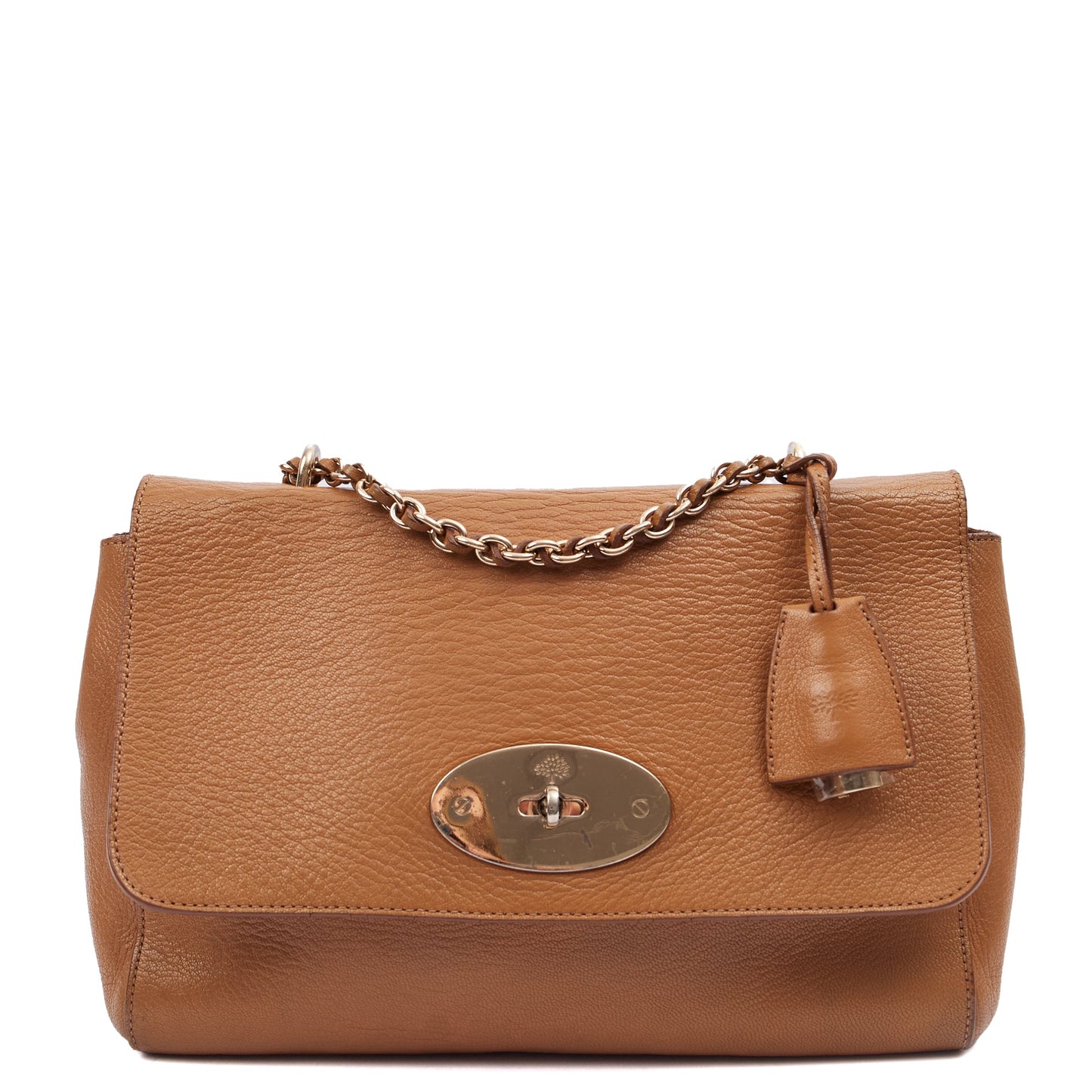 Mulberry Shoulder Bag Lily - Large in Oak, Calfskin Leather — Front View