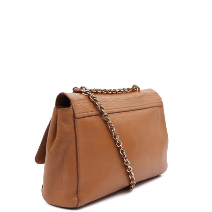 Mulberry Shoulder Bag Lily - Large in Oak, Calfskin Leather — Side View