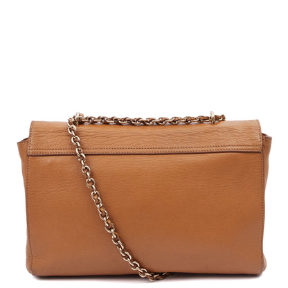 Mulberry Shoulder Bag Lily - Large in Oak, Calfskin Leather — Back View