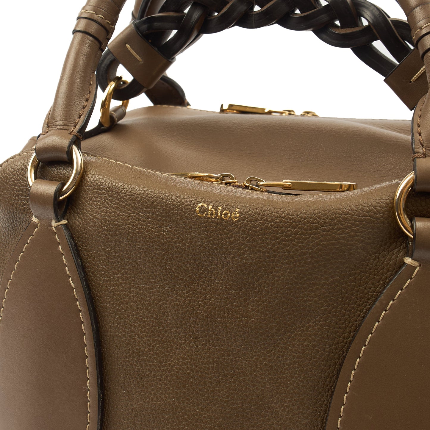 Chloe Top Handle Daria - Medium in Brown, Leather — Alternate View 12