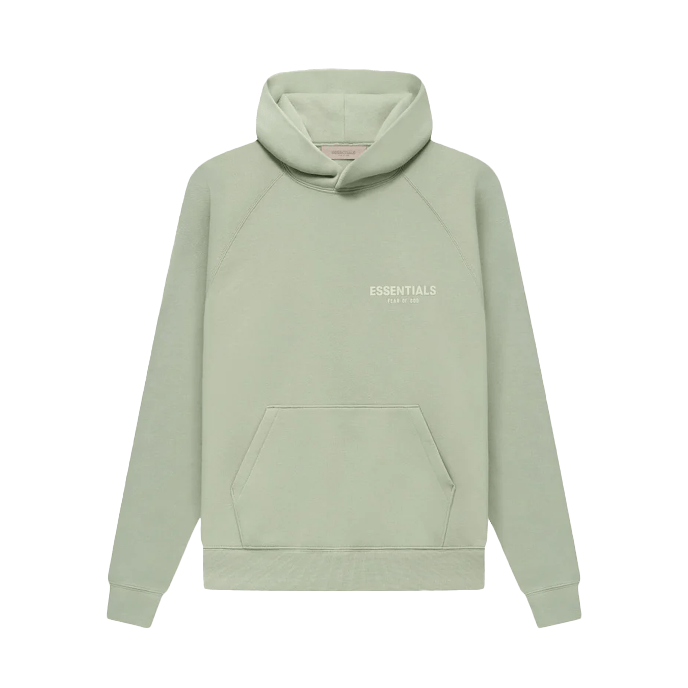 Fear of God Essentials Essentials Hoodie 'Sea Foam' — XXS — Front View