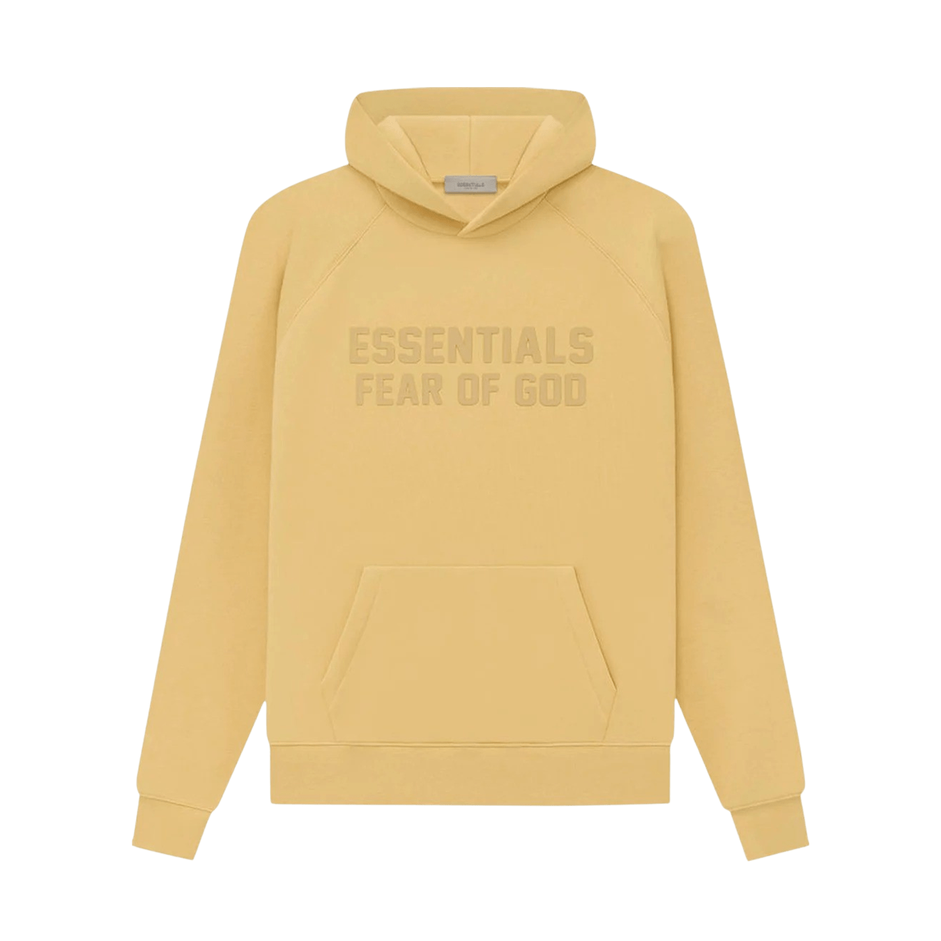 Fear of God Essentials Hoodie 'Light Tuscan' — XXS — Front View