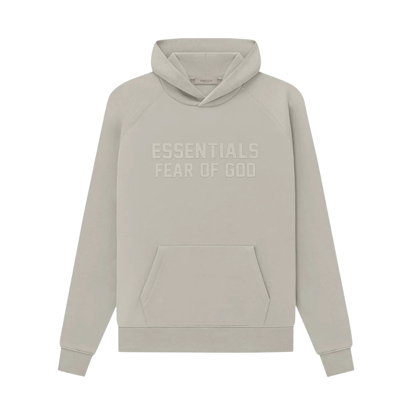 Fear of God Essentials Hoodie 'Seal' — XXS — Front View
