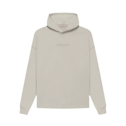 Fear of God Essentials Relaxed Hoodie 'Smoke' — XXS — Front View