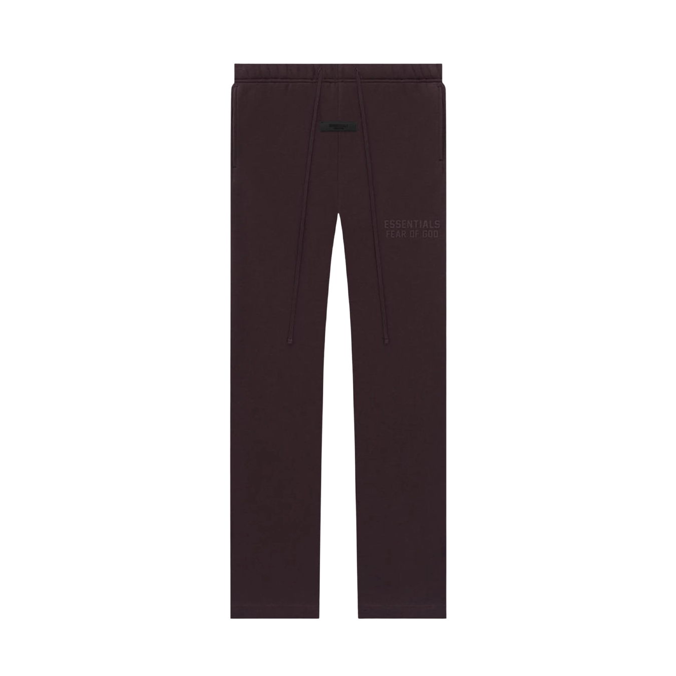 Fear of God Essentials Relaxed Sweatpant  'Plum' — XXS — Front View