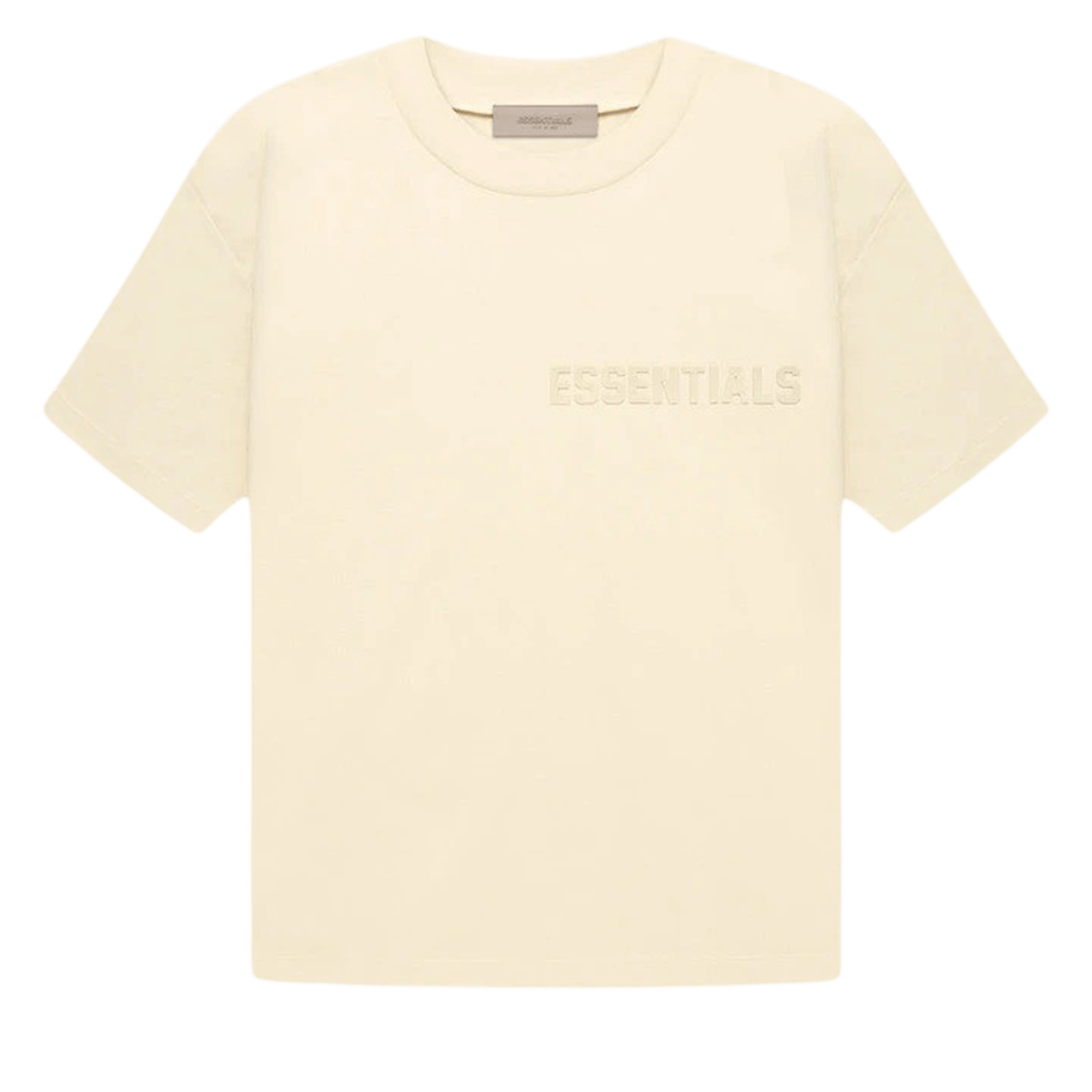 Fear of God Essentials Short-Sleeve Tee 'Egg Shell' — XXS — Front View
