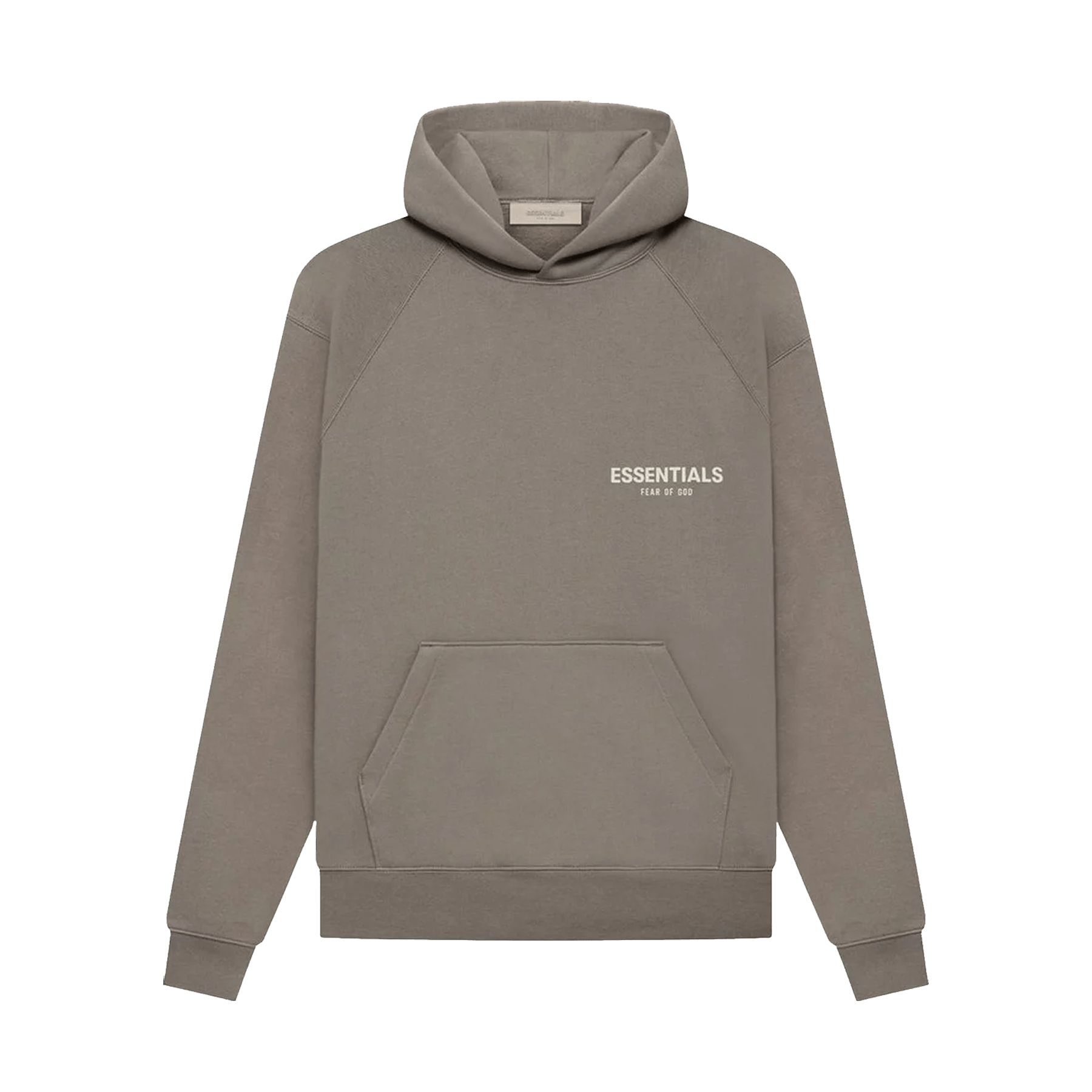 Fear of God Essentials Essentials Hoodie 'Desert Taupe' — XXS — Front View