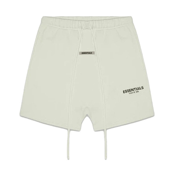 Fear of God Essentials Fleece Shorts Alfalfa Sage — XXS — Front View