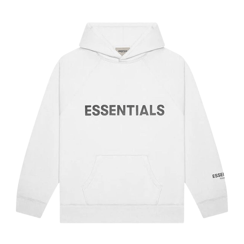 Fear of God Essentials Hoodie 'White' — XXS — Front View