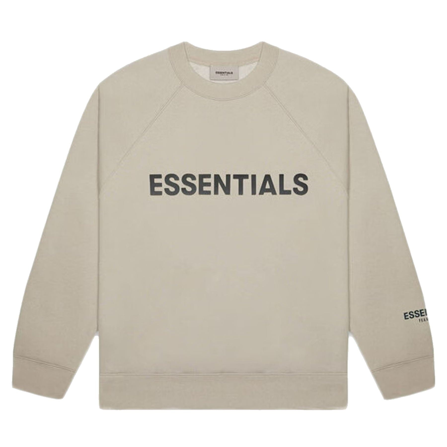 Fear of God Essentials Pull-Over Crewneck ' String' — XXS — Front View