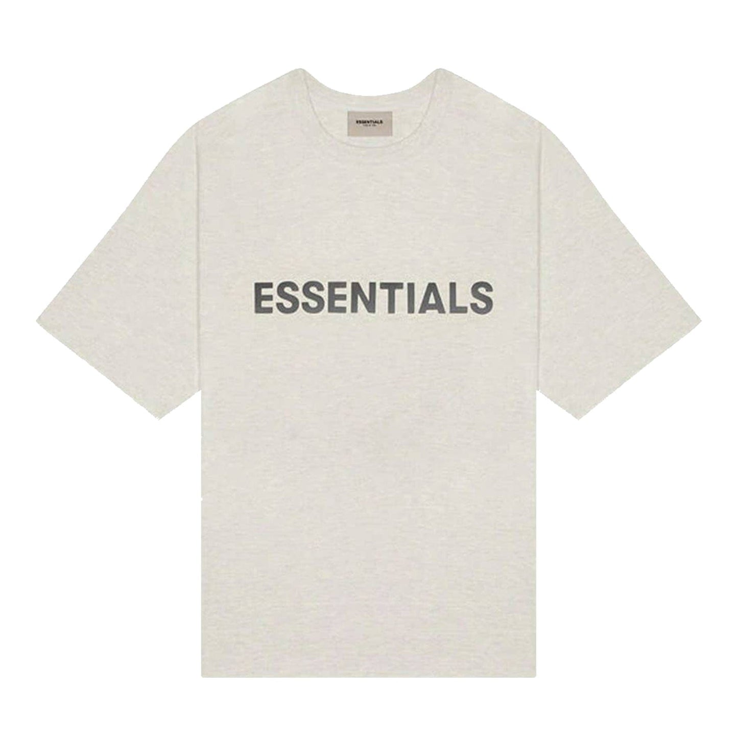 Fear of God Essentials T-Shirt 'Oatmeal' — XXS — Front View
