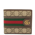 Gucci Wallet Ophidia Wallet in Brown, Leather — Front View