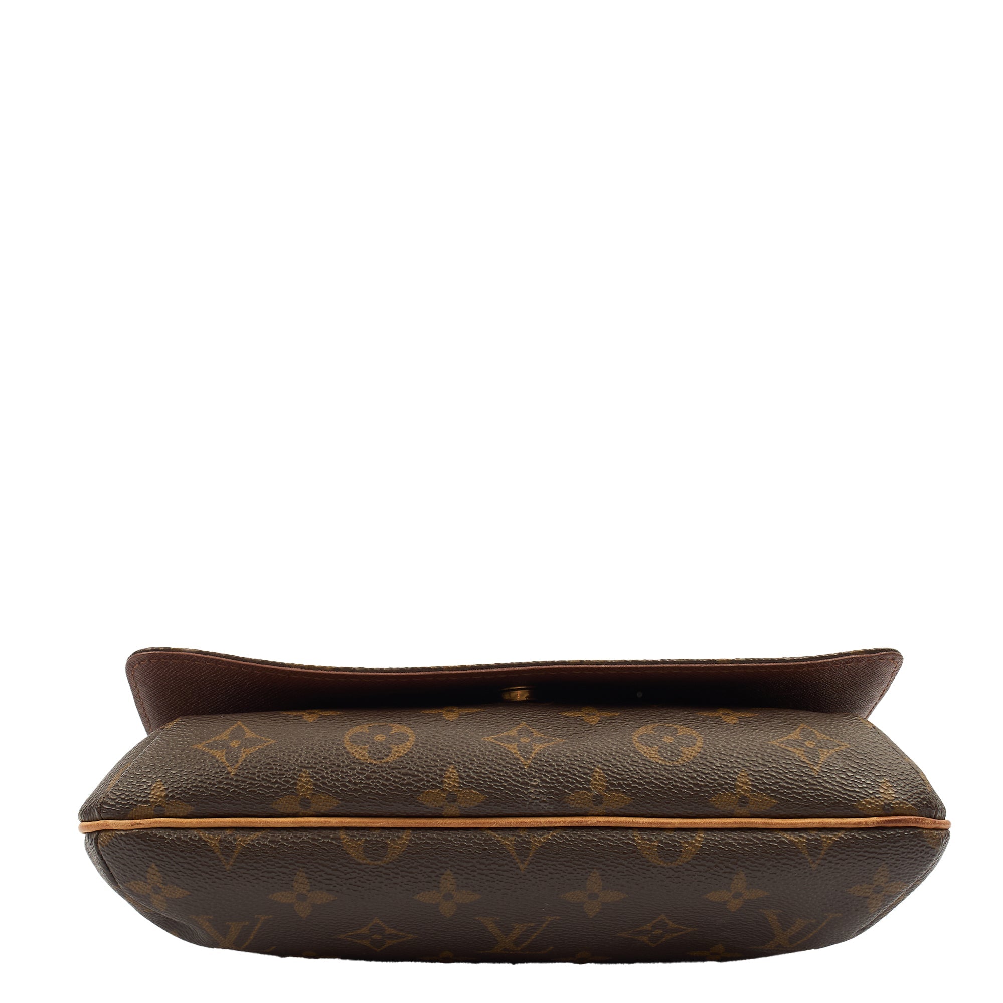 Louis Vuitton Cross Body Musette Tango in Monogram, Canvas — Top View