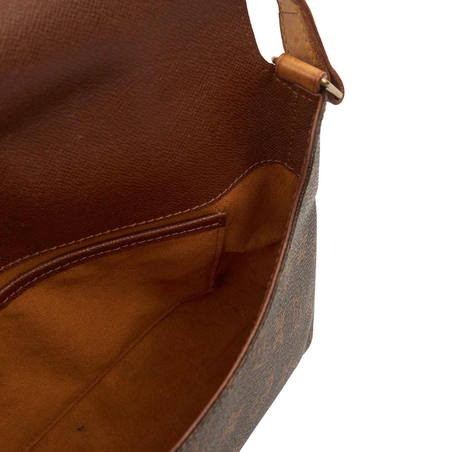 Louis Vuitton Cross Body Musette Tango in Monogram, Canvas — Detail View