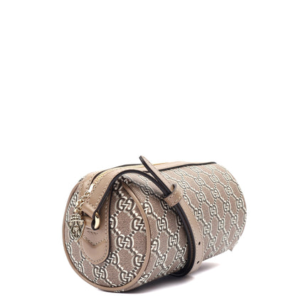 Gucci Cross Body Shoulder Bag in GG Supreme, Leather — Side View