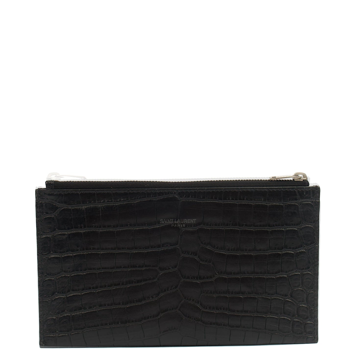 Saint Laurent Clutch Belle De Jour Clutch in Black, Calfskin Leather — Alternate View 10