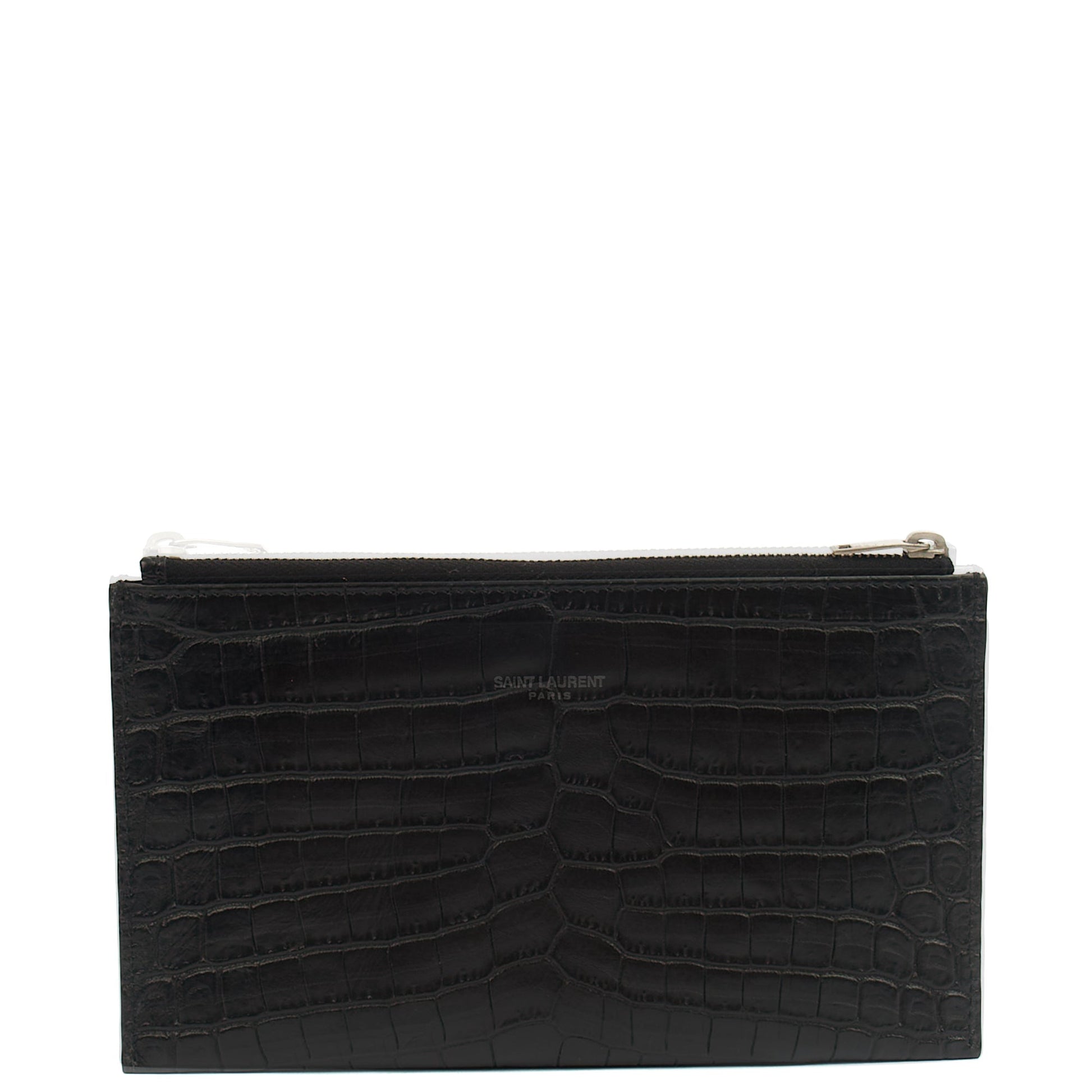 Saint Laurent Clutch Belle De Jour Clutch in Black, Calfskin Leather — Alternate View 10