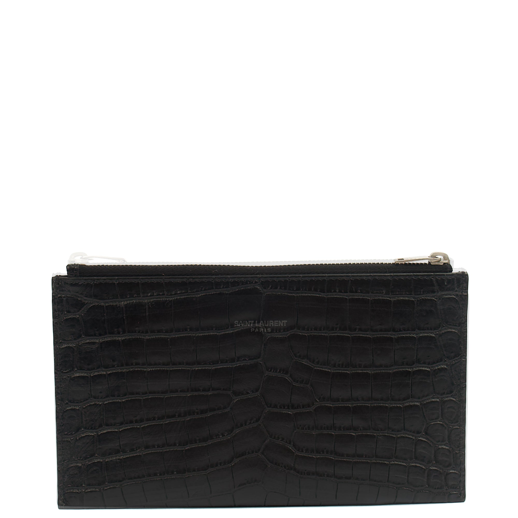 Saint Laurent Clutch Belle De Jour Clutch in Black, Calfskin Leather — Alternate View 10