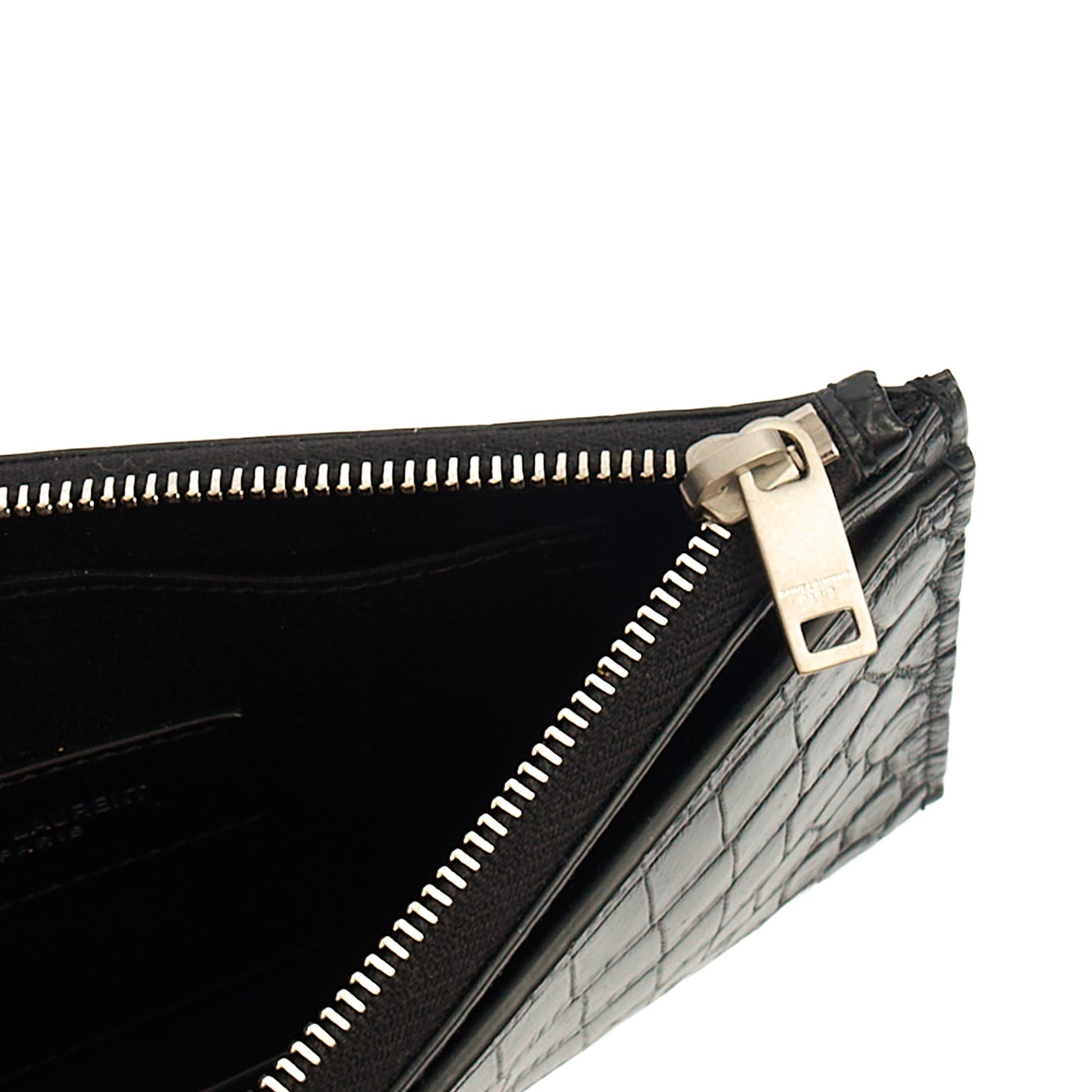 Saint Laurent Clutch Belle De Jour Clutch in Black, Calfskin Leather — Alternate View 7