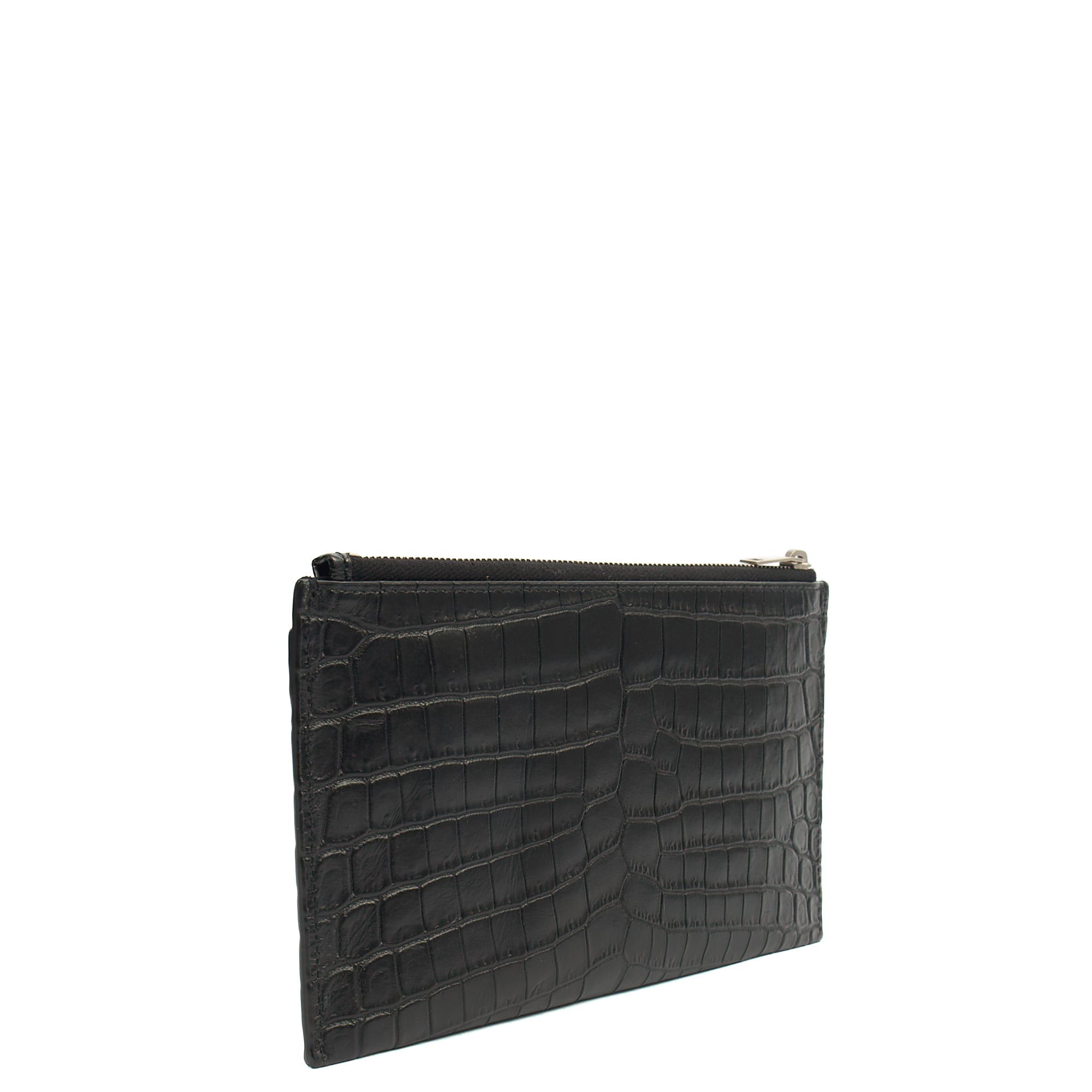 Saint Laurent Clutch Belle De Jour Clutch in Black, Calfskin Leather — Alternate View 9