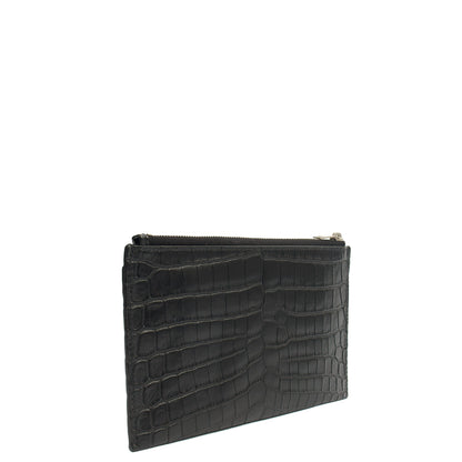Saint Laurent Clutch Belle De Jour Clutch in Black, Calfskin Leather — Alternate View 9