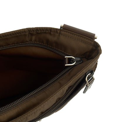 Prada Cross Body Nylon Messenger in Green, Nylon — Alternate View 7