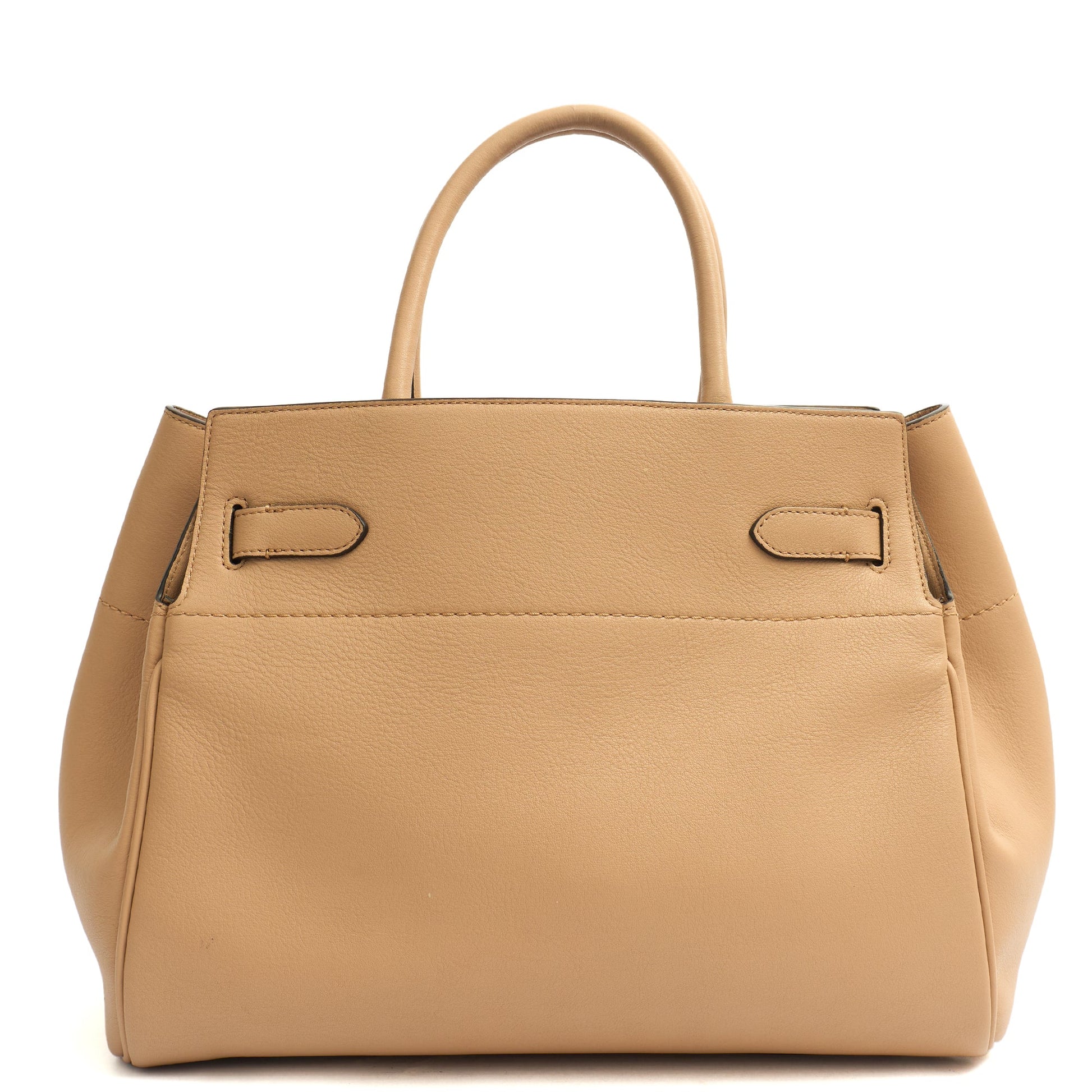 Mulberry Top Handle Belted Bayswater in Rose Water, Leather — Top View